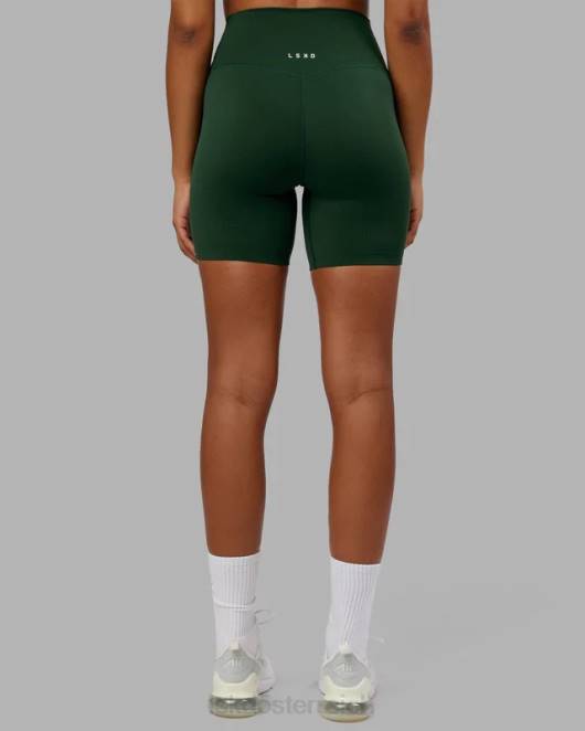 Z8RH663 LSKD Frauen Elixir mittellange Shorts – Efeugrün Bekleidung