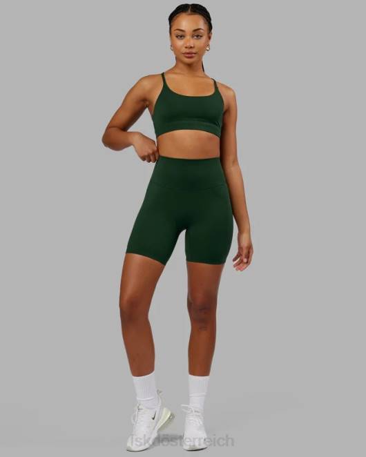 Z8RH663 LSKD Frauen Elixir mittellange Shorts – Efeugrün Bekleidung