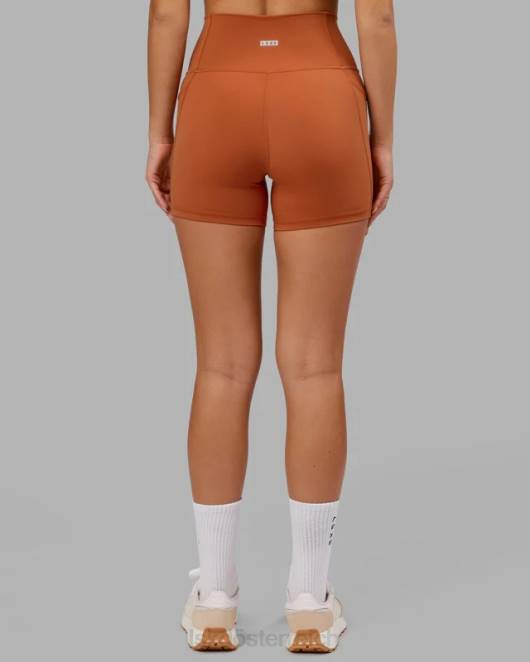 Z8RH667 LSKD Frauen Fusion X-Länge kurz – kastanienbraun Bekleidung