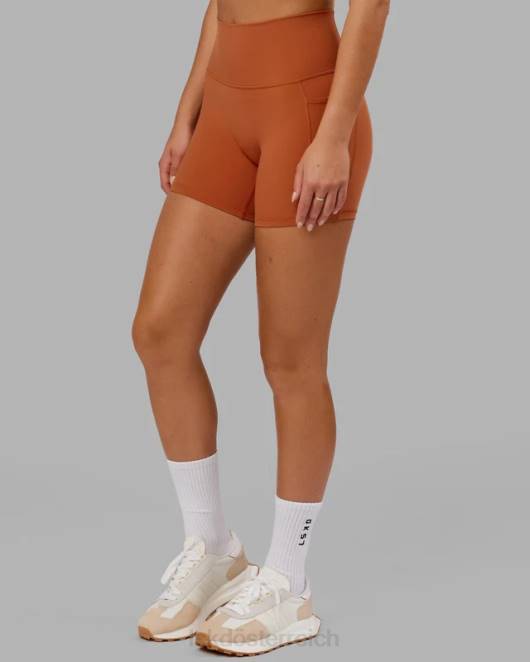 Z8RH667 LSKD Frauen Fusion X-Länge kurz – kastanienbraun Bekleidung