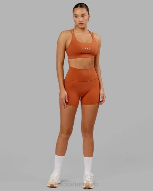 Z8RH667 LSKD Frauen Fusion X-Länge kurz – kastanienbraun Bekleidung