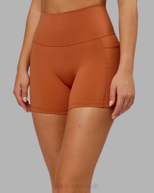 Z8RH667 LSKD Frauen Fusion X-Länge kurz – kastanienbraun Bekleidung