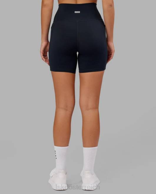Z8RH669 LSKD Frauen Mittellange Fusion-Shorts – Marineblau Bekleidung