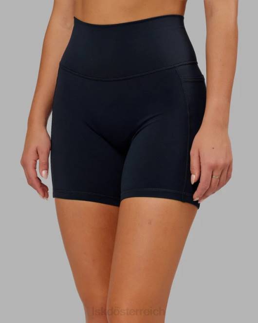 Z8RH669 LSKD Frauen Mittellange Fusion-Shorts – Marineblau Bekleidung