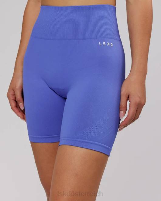 Z8RH685 LSKD Frauen Grenzenlose nahtlose mittellange Shorts – Kornblumenblau Bekleidung