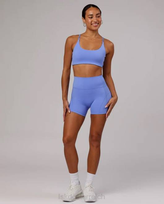 Z8RH694 LSKD Frauen Biegung x-lang kurz – verwöhnendes Blau Bekleidung