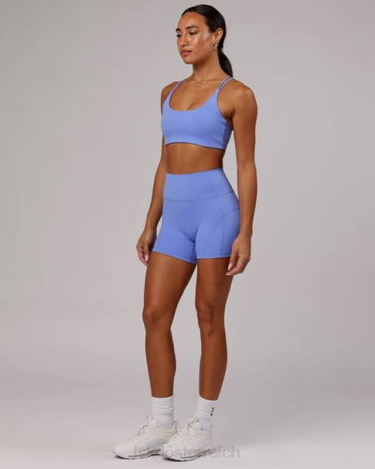 Z8RH694 LSKD Frauen Biegung x-lang kurz – verwöhnendes Blau Bekleidung