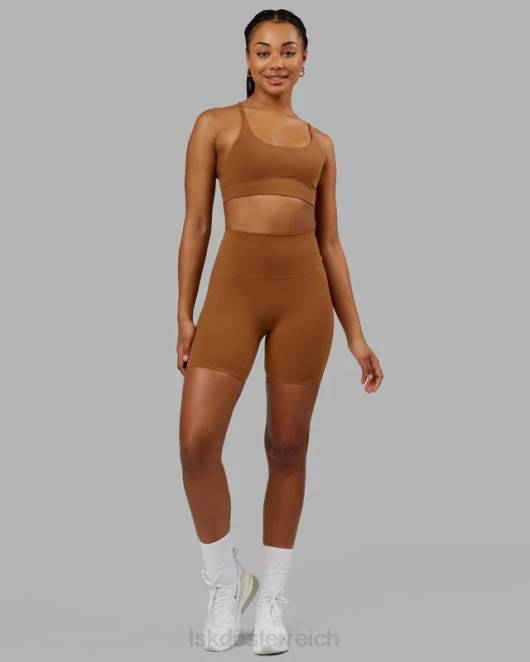 Z8RH695 LSKD Frauen Elixir mittellanger Kurzfilm – Kamel Bekleidung