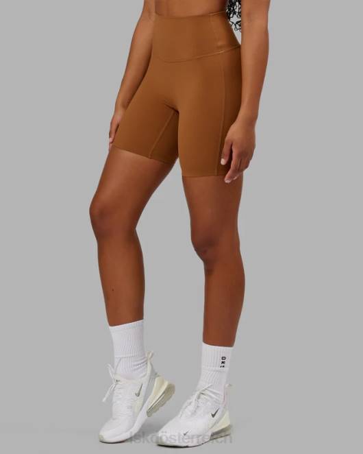 Z8RH695 LSKD Frauen Elixir mittellanger Kurzfilm – Kamel Bekleidung