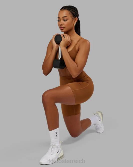 Z8RH695 LSKD Frauen Elixir mittellanger Kurzfilm – Kamel Bekleidung