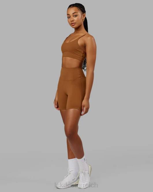 Z8RH695 LSKD Frauen Elixir mittellanger Kurzfilm – Kamel Bekleidung