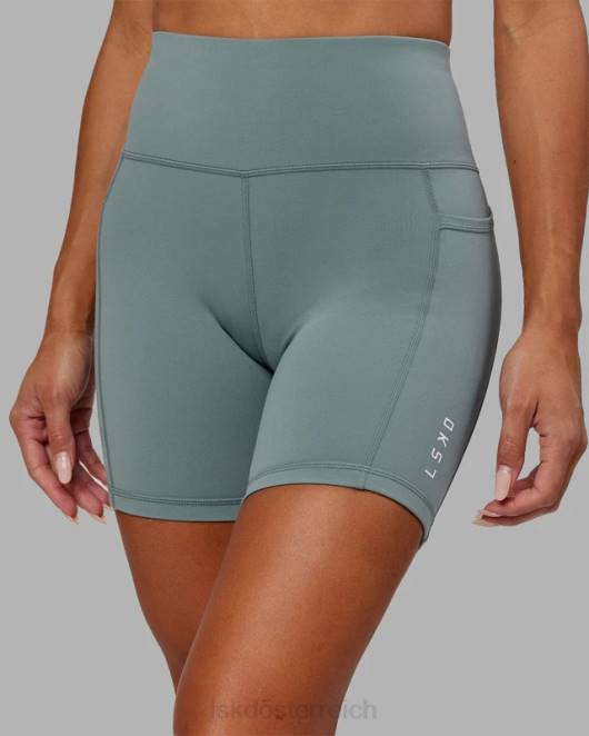 Z8RH698 LSKD Frauen Rep mittellanges kurzes kleines Logo – Eclipse Bekleidung