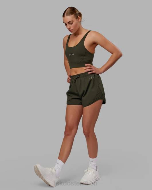 Z8RH773 LSKD Frauen dynamischer Kurzlauf - Waldnacht Bekleidung