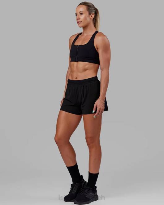 Z8RH774 LSKD Frauen Ultraair gefütterte Performance-Shorts – Schwarz Bekleidung