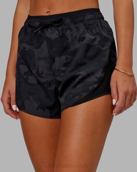 Z8RH776 LSKD Frauen dynamische Laufshorts – schwarzes Tarnmuster Bekleidung