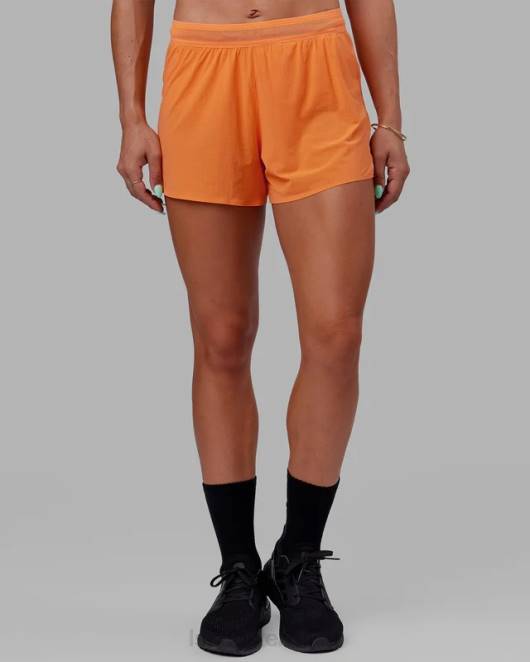 Z8RH780 LSKD Frauen Ultraair gefütterte Performance-Shorts – Nektarine Bekleidung