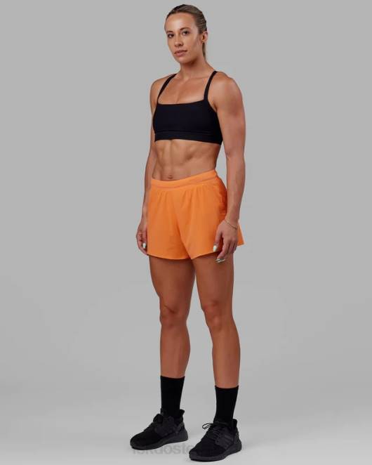 Z8RH780 LSKD Frauen Ultraair gefütterte Performance-Shorts – Nektarine Bekleidung