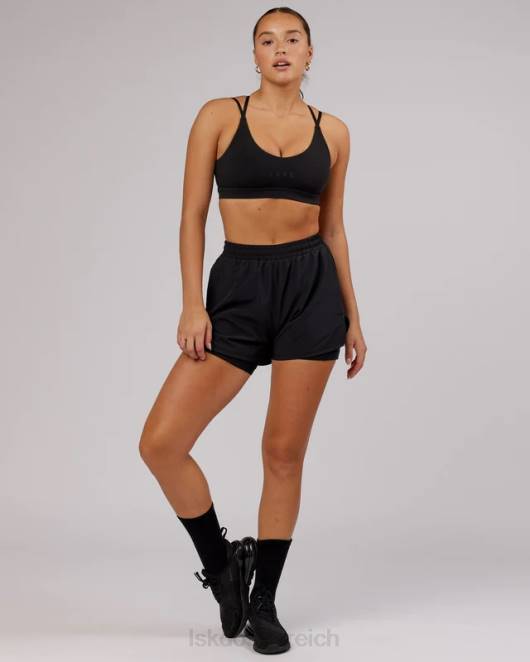 Z8RH782 LSKD Frauen Challenger Liner Run Short – Schwarz Bekleidung