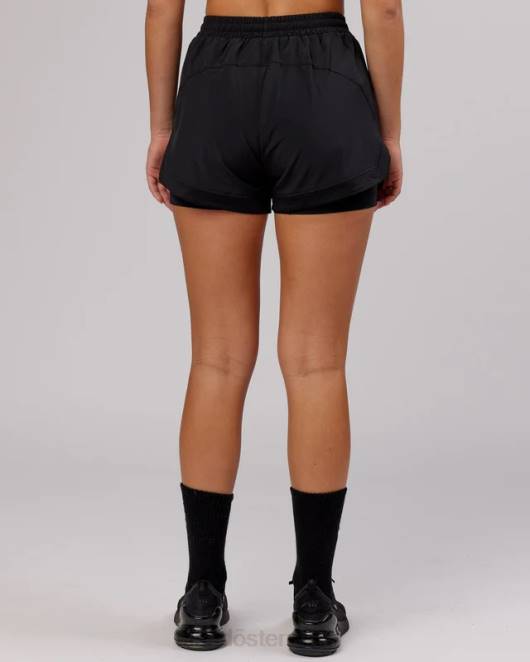 Z8RH782 LSKD Frauen Challenger Liner Run Short – Schwarz Bekleidung