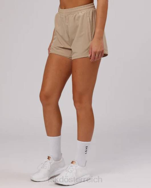 Z8RH783 LSKD Frauen Challenger Liner Run Short – Taupe Bekleidung