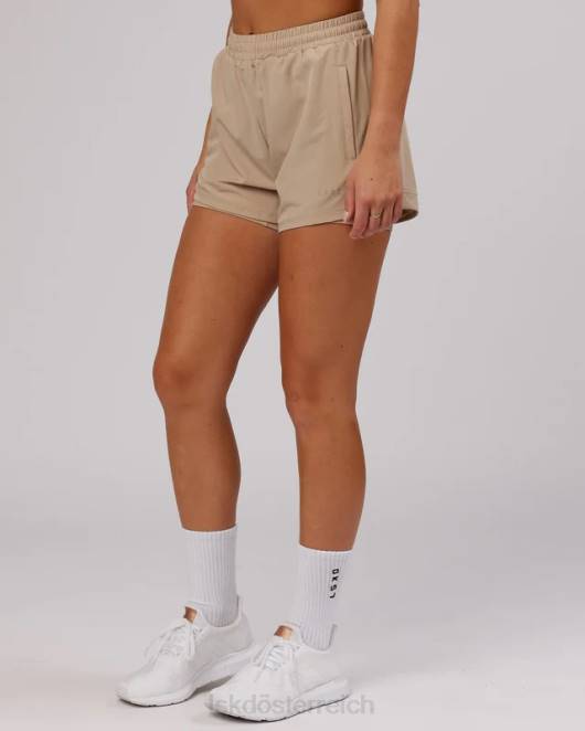 Z8RH783 LSKD Frauen Challenger Liner Run Short – Taupe Bekleidung