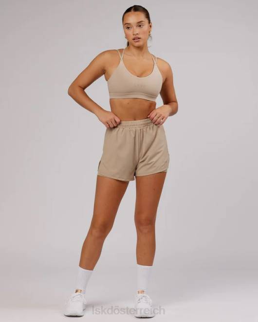 Z8RH783 LSKD Frauen Challenger Liner Run Short – Taupe Bekleidung