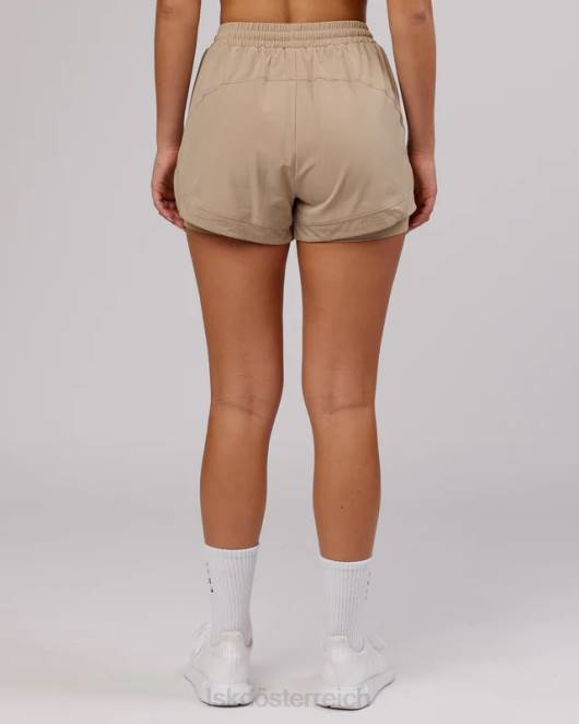 Z8RH783 LSKD Frauen Challenger Liner Run Short – Taupe Bekleidung