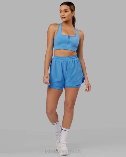 Z8RH789 LSKD Frauen Challenger Liner Run Short – Azurblau Bekleidung
