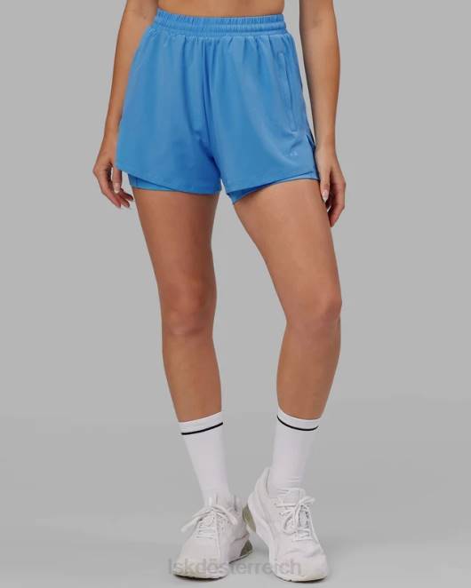 Z8RH789 LSKD Frauen Challenger Liner Run Short – Azurblau Bekleidung