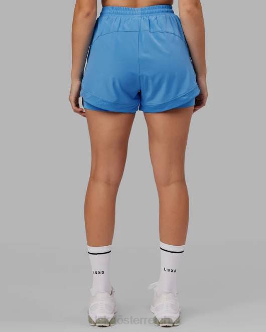 Z8RH789 LSKD Frauen Challenger Liner Run Short – Azurblau Bekleidung