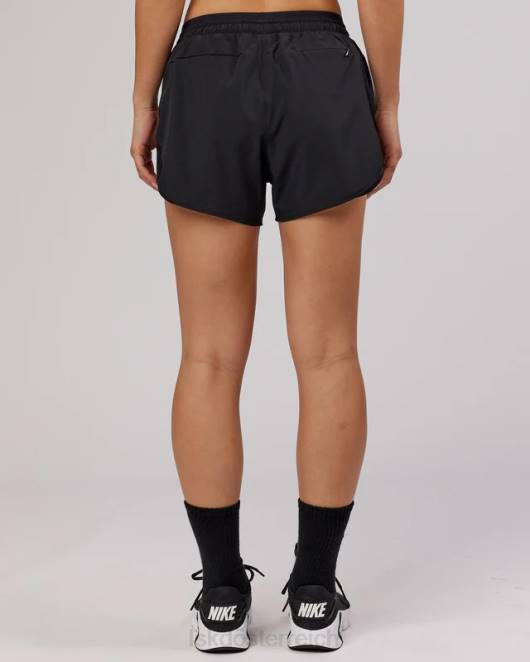 Z8RH794 LSKD Frauen dynamische Laufshorts – Schwarz-Flamingo Bekleidung