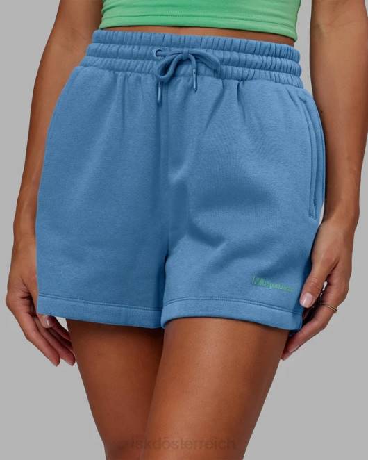 Z8RH796 LSKD Frauen Motion Lounge-Shorts – Azurblau Bekleidung