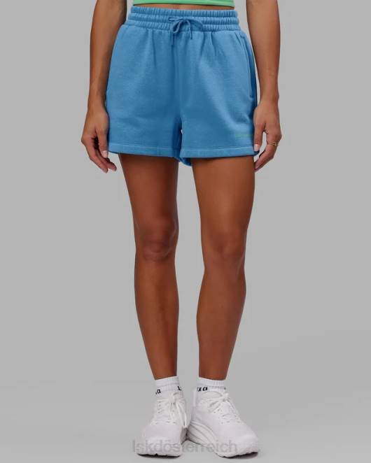 Z8RH796 LSKD Frauen Motion Lounge-Shorts – Azurblau Bekleidung