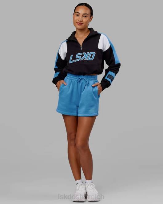 Z8RH796 LSKD Frauen Motion Lounge-Shorts – Azurblau Bekleidung