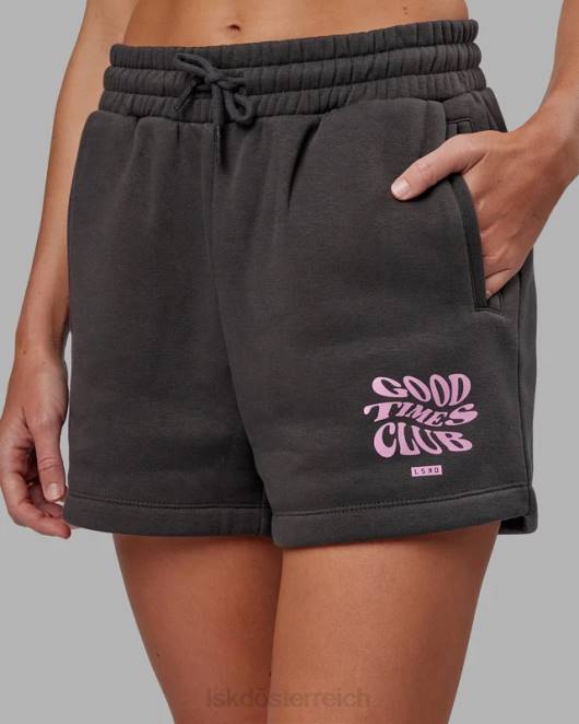 Z8RH799 LSKD Frauen Hyper Lounge Short – Asphalt Bekleidung