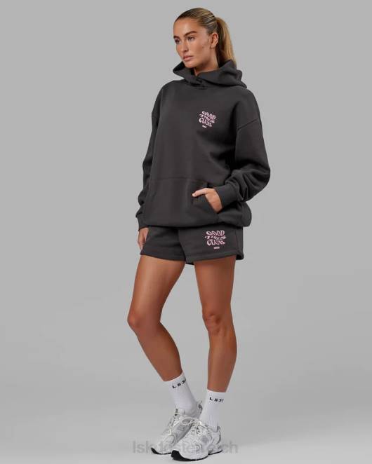 Z8RH799 LSKD Frauen Hyper Lounge Short – Asphalt Bekleidung