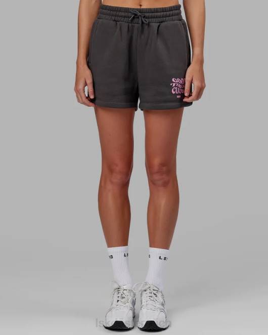 Z8RH799 LSKD Frauen Hyper Lounge Short – Asphalt Bekleidung