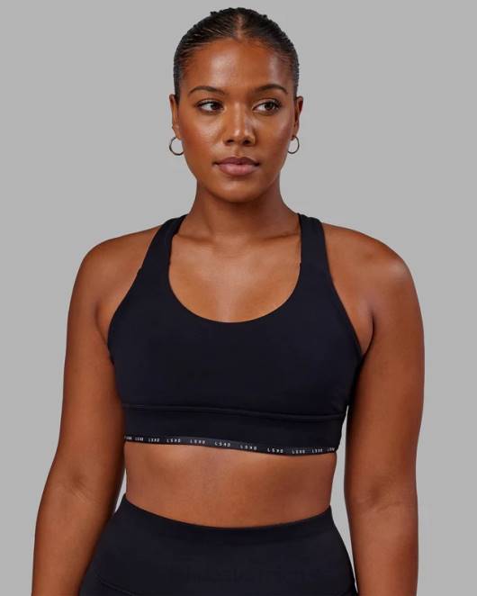 Z8RH102 LSKD Frauen MVP Sport-BH – Schwarz Bekleidung