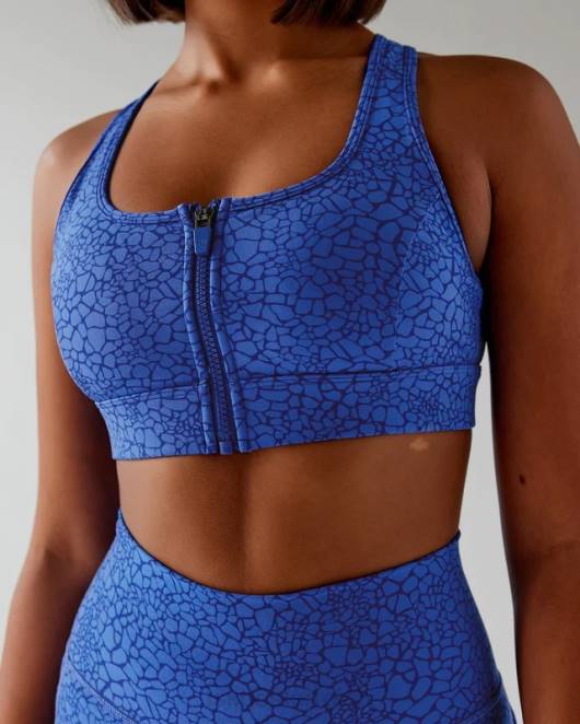 Z8RH105 LSKD Frauen Sprint-Sport-BH – Ocean Scale Bekleidung