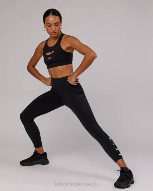 Z8RH108 LSKD Frauen Driven Sport-BH - Schwarz Bekleidung