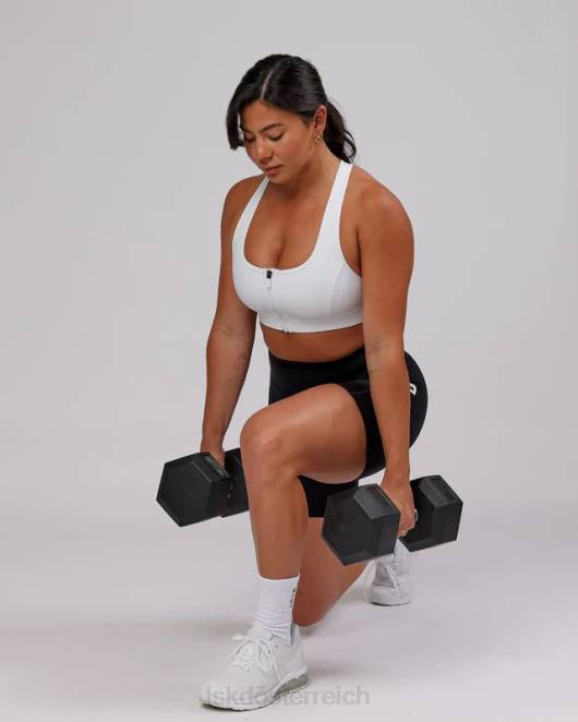 Z8RH109 LSKD Frauen Sprint-Sport-BH – weiß Bekleidung