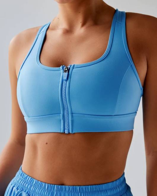 Z8RH110 LSKD Frauen Sprint-Sport-BH – Azurblau Bekleidung