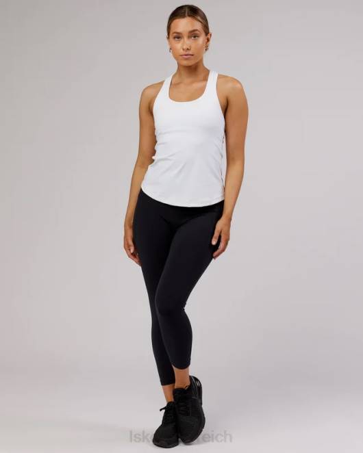 Z8RH131 LSKD Frauen Lift-Hebe-Performance-Tanktop – Weiß Bekleidung