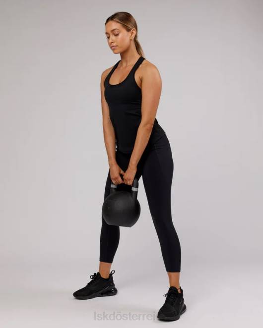 Z8RH141 LSKD Frauen Lift-Hebe-Performance-Tanktop – Schwarz Bekleidung