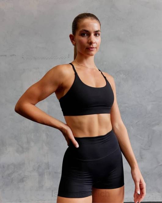 Z8RH15 LSKD Frauen Elixir Sport-BH - Schwarz Bekleidung