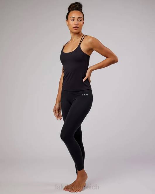 Z8RH187 LSKD Frauen Inversions-BH-Tanktop – Schwarz Bekleidung