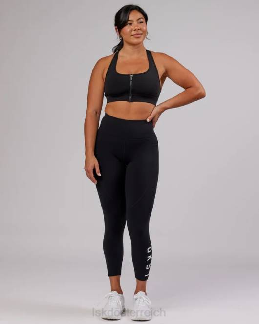 Z8RH18 LSKD Frauen Sprint-Sport-BH - Schwarz Bekleidung