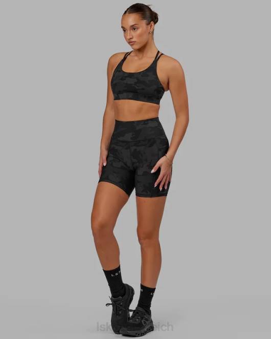 Z8RH19 LSKD Frauen Bridge-Sport-BH – Black Camo Bekleidung