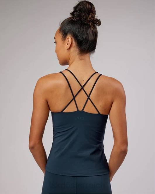Z8RH216 LSKD Frauen Inversions-BH-Tanktop – Marineblau Bekleidung