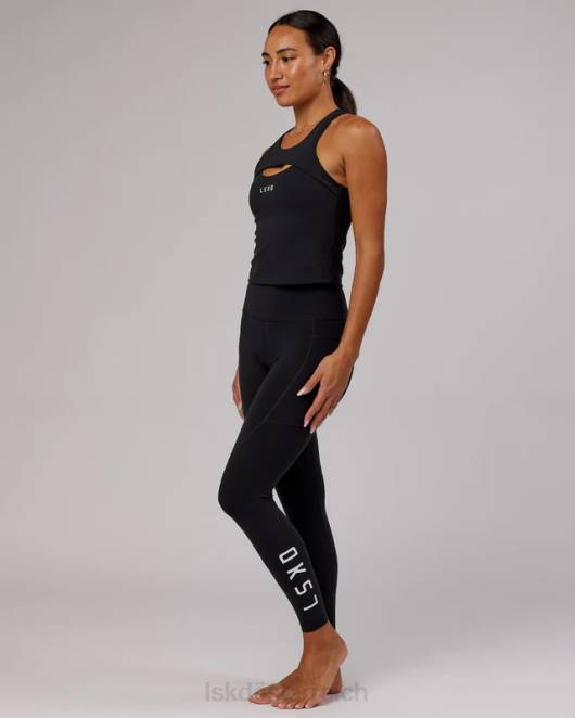 Z8RH217 LSKD Frauen Driven-Hebe-Performance-Tanktop – Schwarz Bekleidung
